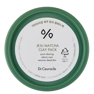 Dr Ceuracle Jeju Matcha Clay Pack Очищающая глиняная маска с чаем, 115 г