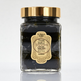La Sultane De Saba Eucalyptus Black Soap Черное мыло с эвкалиптом