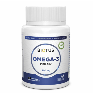 Biotus Omega-3 Fish Oil Омега-3 рыбий жир 60 капсул