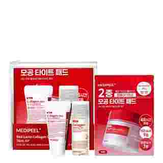 MEDIPEEL Red Lacto Collagen Cleansing Trial Kit Набор миниатюр для очищения лица с коллагеном и лактобактериями