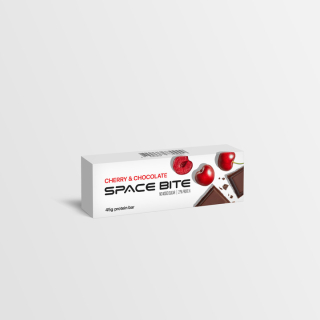 SpaceFood Space Bite Cherry&Chocolate Протеїнові батончики вишня шоколад 10 шт х 45 г