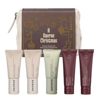 Davroe Christmas Moisture Senses Travel Pack издревле Туристический набор продуктов для волос Увлажнение
