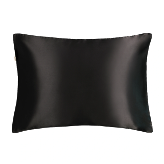 Mon Mou Soft Silk Pillowcase Black Шовкова наволочка з сатином