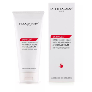 Podopharm Skinflex Hand Cream Mask with Adaptogens and Colostrum Увлажняющая крем-маска для рук с адаптогеном и молозивом 75 мл