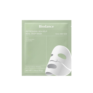Biodance Refreshing Sea Kelp Real Deep Mask Успокаивающая маска с морской капустой