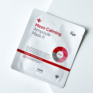 Isov Sorex Meso Calming Ampoule Mask II Шовкова маска заспокійлива 30 г*10 шт
