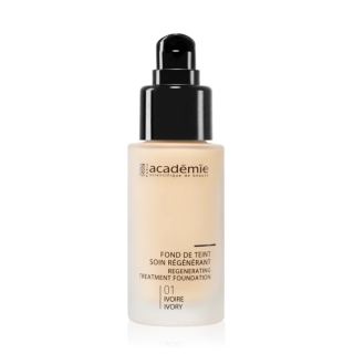 Academie Regenerating Treatment Foundation 01 Ivory Регенерирующая тональная основа 01 Слоновая кость 30 мл