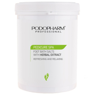 Podopharm Foot Bath Salts With Herbal Extract Дезинфицирующая соль для ванн с экстрактами трав 1400 г.