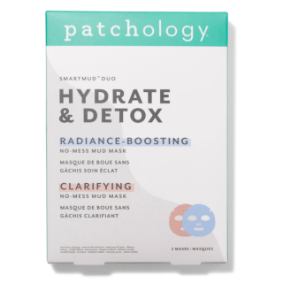 Patchology SmartMud Duo - Detox + Hydrate Дуо масок Детокс + Укрепляющая