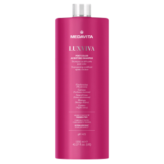Medavita Luxviva Post Color Acidifying Shampoo Професійний шампунь постколор для фарбованого волосся з кислим pH 1250 мл