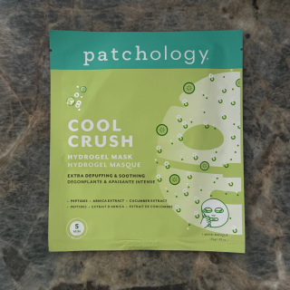 Patchology Cool Crush Extra-Depuffing Hydrogel Face Mask Гідрогелева маска для зменшення набряків обличчя