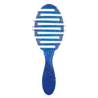 Щетка для быстрой сушки волос с мягкой ручкой синяя