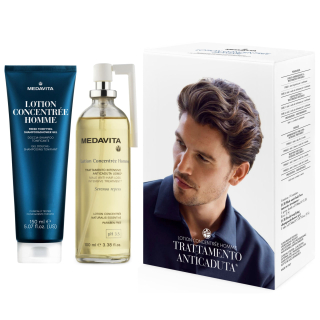 Medavita Lotion Concentree Homme Trattamento Anticaduta  Набір проти випадіння волосся для чоловіків (спрей + шампунь)