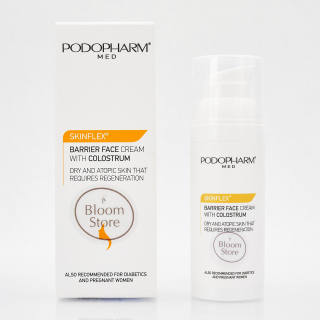 Podopharm Skinflex Barrier Face Cream With Colostrum Барьерный крем для лица с молозивом 50 мл.