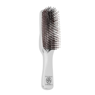 S-Heart-S Scalp Brush for Professional Long Silver Розчіска для волосся срібляста