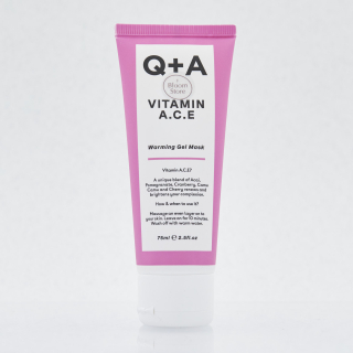 Q+A Vitamin A.C.E. Warming Gel Mask Мультивитаминная маска для лица 75 мл.