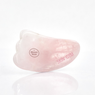 Skin Gym Rose Quartz Gua Sha Crystal Sculpty Tool Скребок гуаша из розового кварца