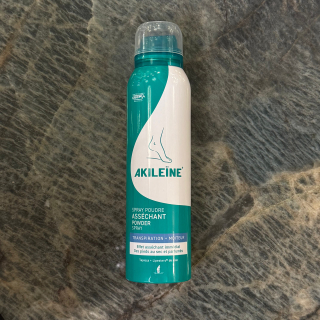 Akileine Powder Spray Осушивающий порошок-спрей, пот и влажность ног 150 мл