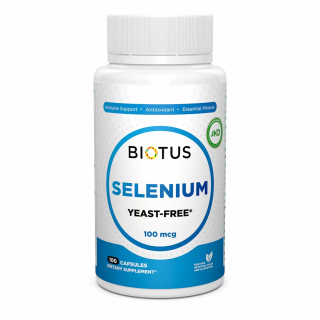 Biotus Selenium 100 mcg Селен без дрожжей 100 мкг 100 капсул
