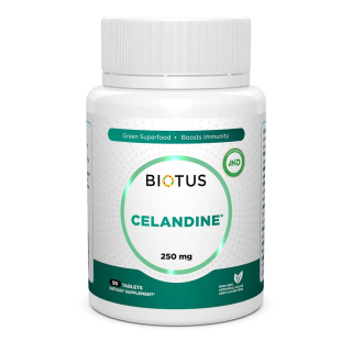 Biotus Celandine 250 mg Чистотел 250 мг 90 таблеток