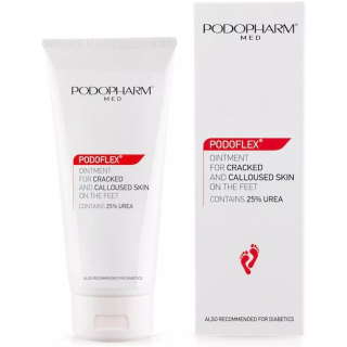 Podopharm Ointment For Cracked And Callused Skin On The Feet Мазь для потрескавшейся кожи с 25% мочевиной 100 мл