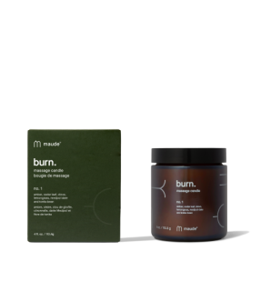 Maude Burn no.1 amber, cedar leaf & lemongrass Свеча для массажа - аромат №1 амбра, кедр и лемонграсс
