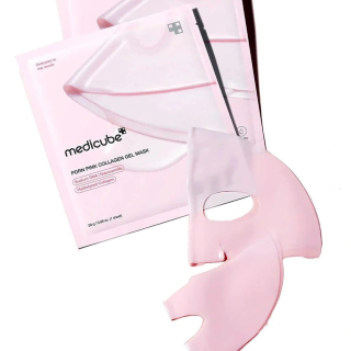 Medicube PDRN Pink Collagen Gel Mask Гидрогелевая маска с PDRN и коллагеном, 4 х 28 г