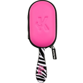 The Knot Dr - Pro Zebra Набор расческа с чехлом, розовый