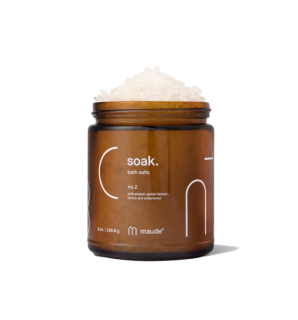 Maude Soak no.2 pink pepper & gurjun balsam Минеральная соль для ванны - аромат №2 розовый перец и бальзам гурджун 227 г