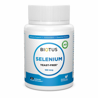 Biotus Selenium 100 mcg Селен без дрожжей 100 мкг 60 капсул