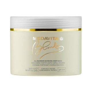 Medavita Blondie All Blondes Bonding Deep Mask Глибоковідновлювальна маска для всіх відтінків білявого волосся 500 мл