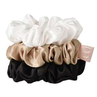 Mon Mou Silk Medium Scrunchies Set 2 Набір середніх шовкових резинок
