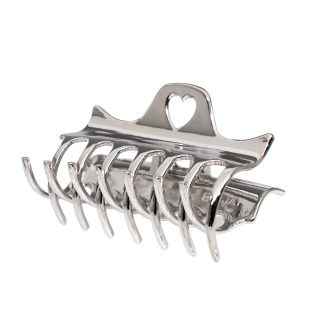 EMI JAY HEARTBREAKER CLIP IN TIARA Серебряный металлический крабик для волос