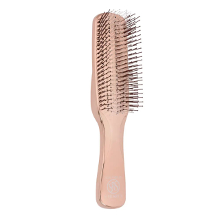 S-Heart-S Scalp Brush World Model Long Pink Gold Розчіска для волосся рожеве золото