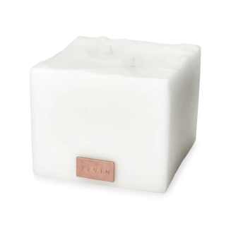 Sevin London Scented Candle Porcelain White Medium Ароматична свічка з ароматом бурштину, жасмину та мускатного горіху 700 г