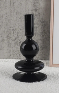 FIRE RABBIT Art Deco Candle Holder Подсвечник Черный