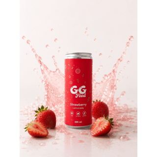 GG Food Lemonade "Strawberry" Лимонад Клубничный 330 мл