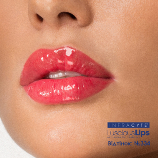 Infracyte Luscious Lips 334 Dinamite Delight Антивозрастной блеск для увеличения объема губ 334 Красно-розовый