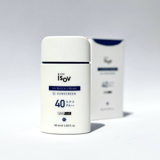 Isov Sorex Uv Block Spf 40++ Противоотечный солнцезащитный крем SPF 40++ с экстрактом брокколи 50 мл