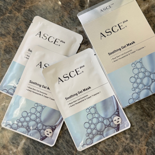 Academie ASCE Plus Soothing Gel Mask Успокаивающая гелевая маска с экзосомами, восстановление и увлажнение кожи, профессиональная маска 38 мл