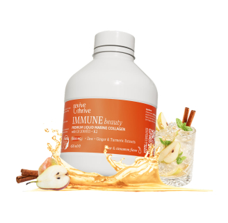 ReviveAndThrive Collagen Immune beauty Коллагеновый эликсир со вкусом груши с корицей 450 мл