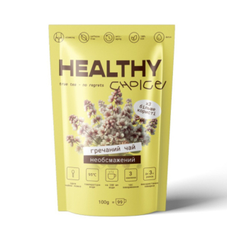 Healthy Choice Чай гречишный "Ку Цяо" необжаренный гранулированный 100 г