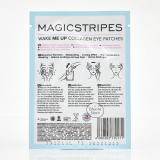 Magicstripes Wake Me Up Collagen Eye Patches Коллагеновые охлаждающие патчи под глаза
