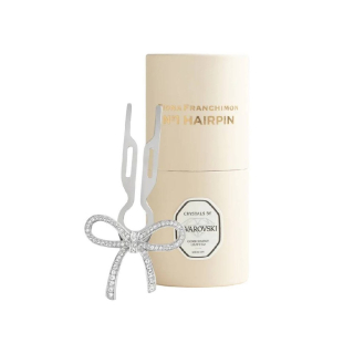 Fiona Franchimon Ribbon Swarovski Crystals White Gold Finish Шпилька для волосся з кристалами Swarovski у покритті білого золота