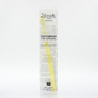 Janeke Toothbrush Зубная щетка средней жесткости желтая