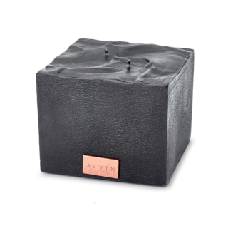 Sevin London Marble Black Scented Candle Medium Ароматична свічка з ароматом гвоздики, уда і бергамоту 700 г