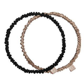 Mon Mou Silk Hoops Scrunchies Set 2 Набір шовкових обручів
