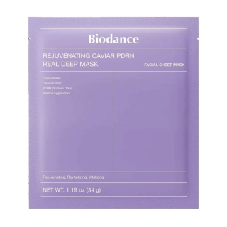 Biodance Rejuvenating Caviar PDRN Real Deep Mask Омолаживающая гидрогелевая маска для лица