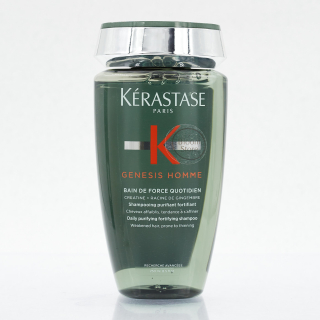 Kerastase Genesis Homme Bain de Force Quotidien Ежедневный очищающий шампунь-ванна для укрепления ослабленных тонких волос мужчин