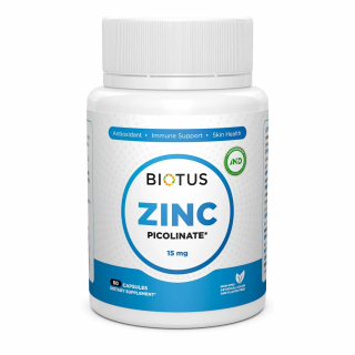 Biotus Zinc Picolinate 15 mg Цинк пиколинат 15 мг 60 капсул